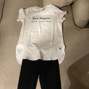 Two piece set, “AMERICAN KIDS: LA”